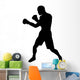 Boxer Silhouette Wall Decal