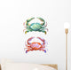 Corals with shells and crabs Wall Decal