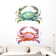 Corals with shells and crabs Wall Decal