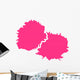 Cheerleader PomPom Wall Decal