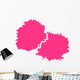 Cheerleader PomPom Wall Decal