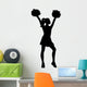 Cheerleader Silhouette Wall Decal
