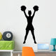 Cheerleader Pose Wall Decal