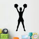 Cheerleader Pose Wall Decal