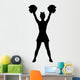 Cheerleader Pose Wall Decal