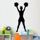 Cheerleader Pose Wall Decal