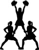Cheerleading Wall Decal
