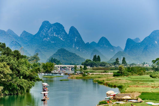 li river Guilin Yangshuo Guangxi  China Wall Decal
