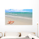 Sandals at Seashore Wall Decal