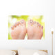 Happy Toes Feet Wall Decal