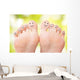 Happy Toes Feet Wall Decal