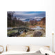 Ashness Bridge and Skiddaw in winter Wall Decal