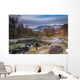 Ashness Bridge and Skiddaw in winter Wall Decal