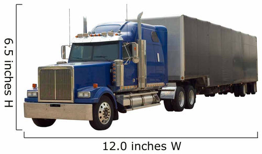 Semi Truck Wall Decal