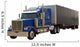 Semi Truck Wall Decal