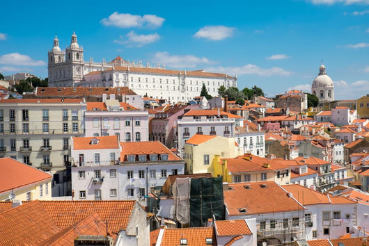 The old Alfama quarter in Lisbon, Portugal Wall Decal