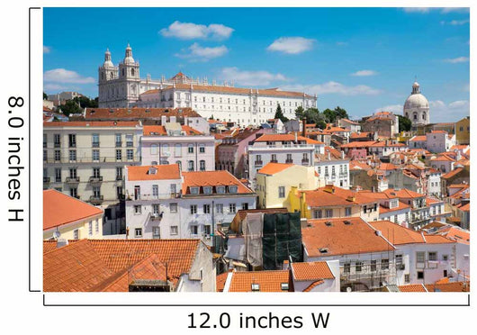 The old Alfama quarter in Lisbon, Portugal Wall Decal