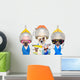 funny group of dogs at the  hairdressers or groomer Wall Decal