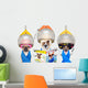 funny group of dogs at the  hairdressers or groomer Wall Decal