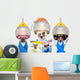 funny group of dogs at the  hairdressers or groomer Wall Decal