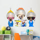funny group of dogs at the  hairdressers or groomer Wall Decal