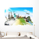 Travel the world monument concept Wall Decal
