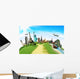 Travel the world monument concept Wall Decal