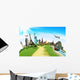 Travel the world monument concept Wall Decal