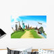 Travel the world monument concept Wall Decal