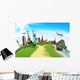 Travel the world monument concept Wall Decal