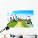 Travel the world monument concept Wall Decal