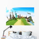Travel the world monument concept Wall Decal