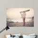 Surfer Girl Wall Decal