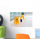 Warning sign slippery Wall Decal