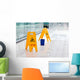 Warning sign slippery Wall Decal