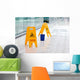 Warning sign slippery Wall Decal