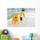 Warning sign slippery Wall Decal