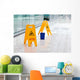 Warning sign slippery Wall Decal