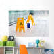 Warning sign slippery Wall Decal