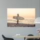 Surfer Girl Wall Decal