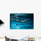 Swimmers at the swimming pool.Underwater photo. Wall Decal