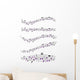 Music sheet Wall Decal