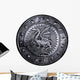 Round Shield with Dragon Wall Decal