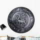 Round Shield with Dragon Wall Decal
