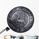 Round Shield with Dragon Wall Decal