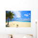 Infinity tropical beach Wall Decal