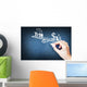 Income inequality between people concept Wall Decal