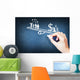 Income inequality between people concept Wall Decal