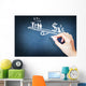 Income inequality between people concept Wall Decal