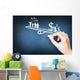 Income inequality between people concept Wall Decal